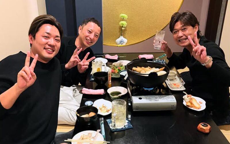 男の宴会郷居浜市ローレライバンデにて