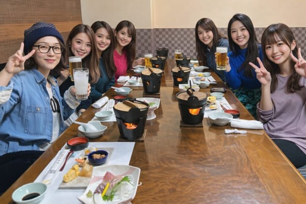 新居浜市ローレライバンデの和室で女子会