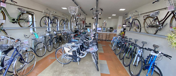 西口商会 自転車展示場